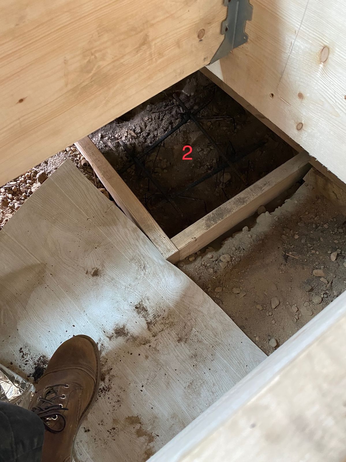 During photo: Saving a 1772 Farmhouse: the Structural Repairs — Jackson Springs