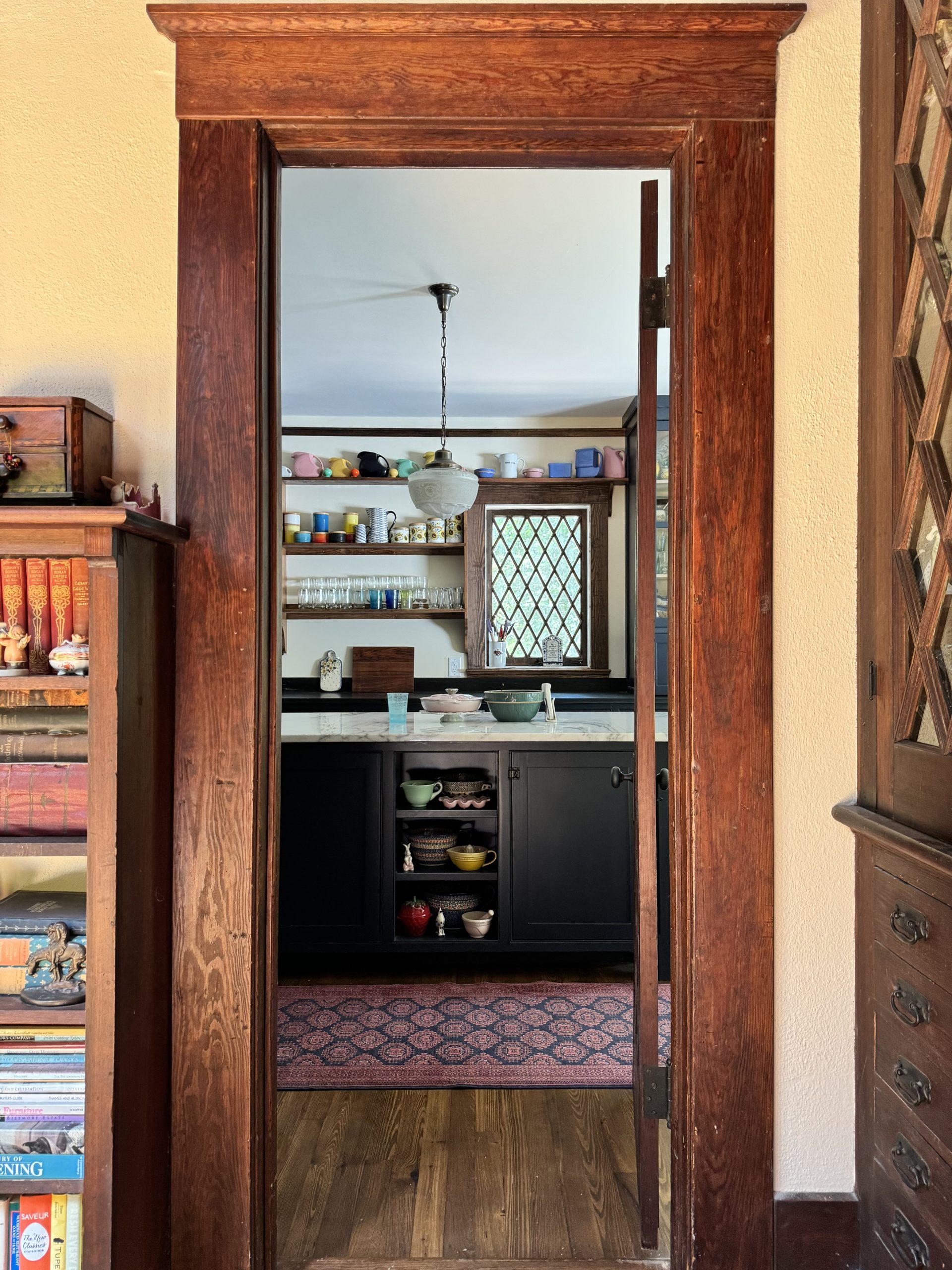 Kitchen renovation showing period-appropriate details and craftsmanship