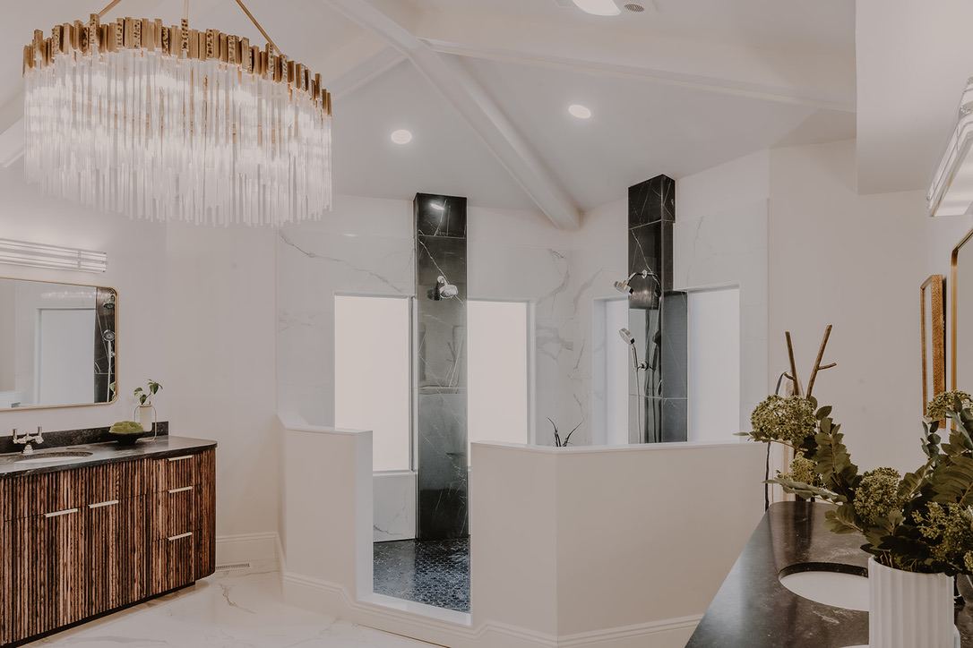 Pinehurst Primary Bathroom: From 1980s to Spa-Like Retreat